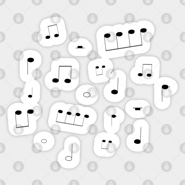 Music Notes Sticker by WildSloths